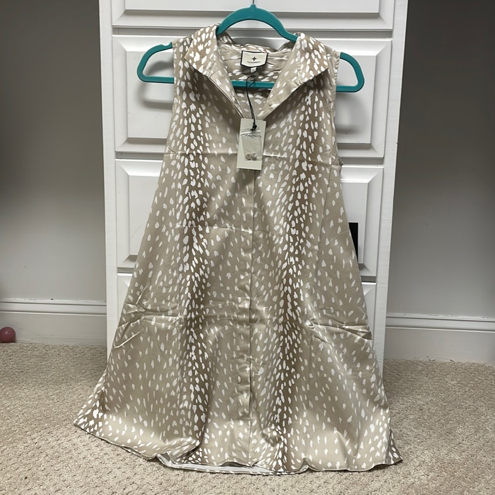 Tuckernuck NWT antelope Charlie dress Small